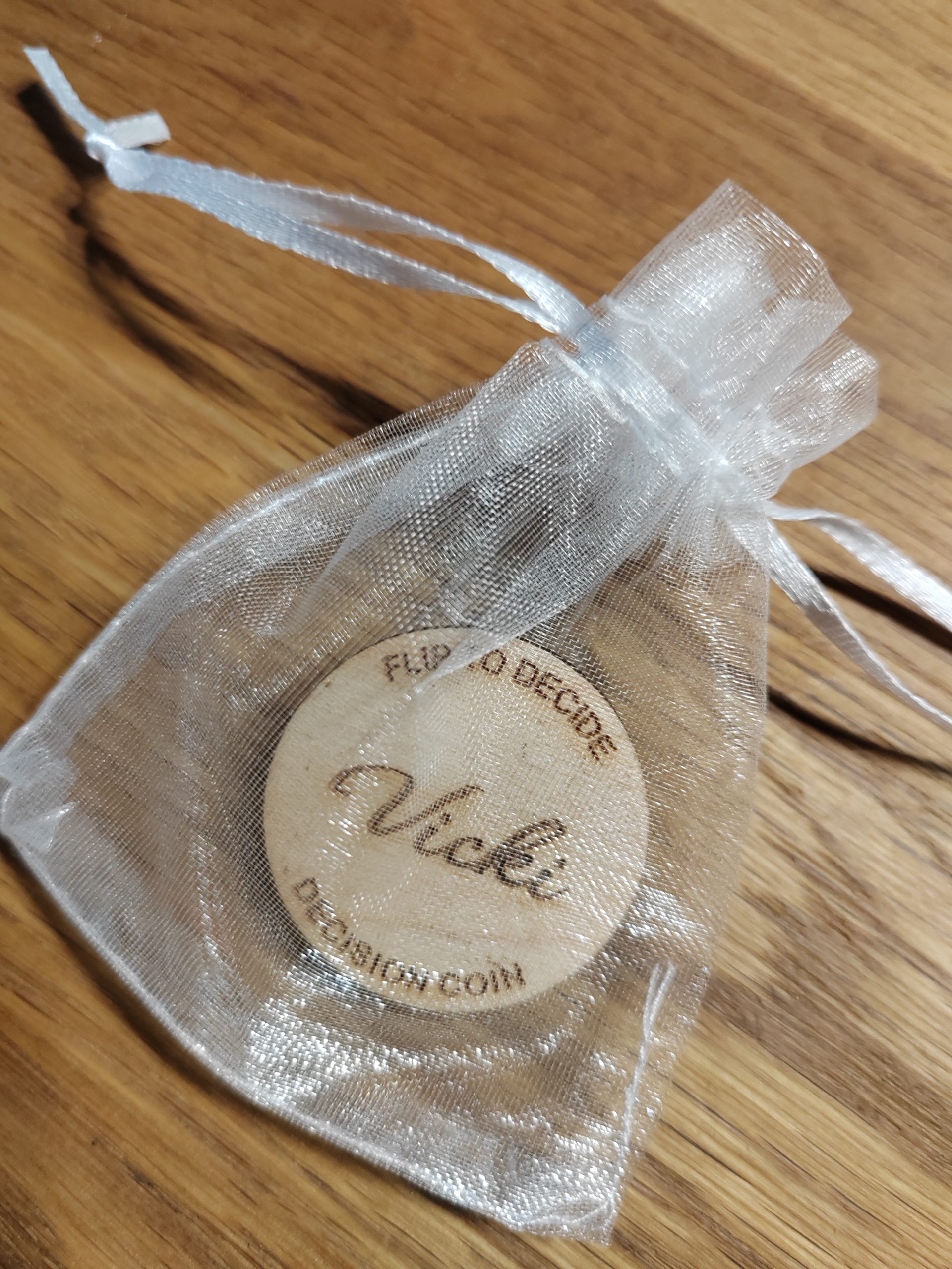 Decision Coin With Names, Valentine's Present, Wedding, Birthday, Engagement - Image 3