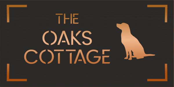 Dog House Sign Laser Cut Personalised, Custom House Names and Numbers 300x150mm, Modern Address Plaque