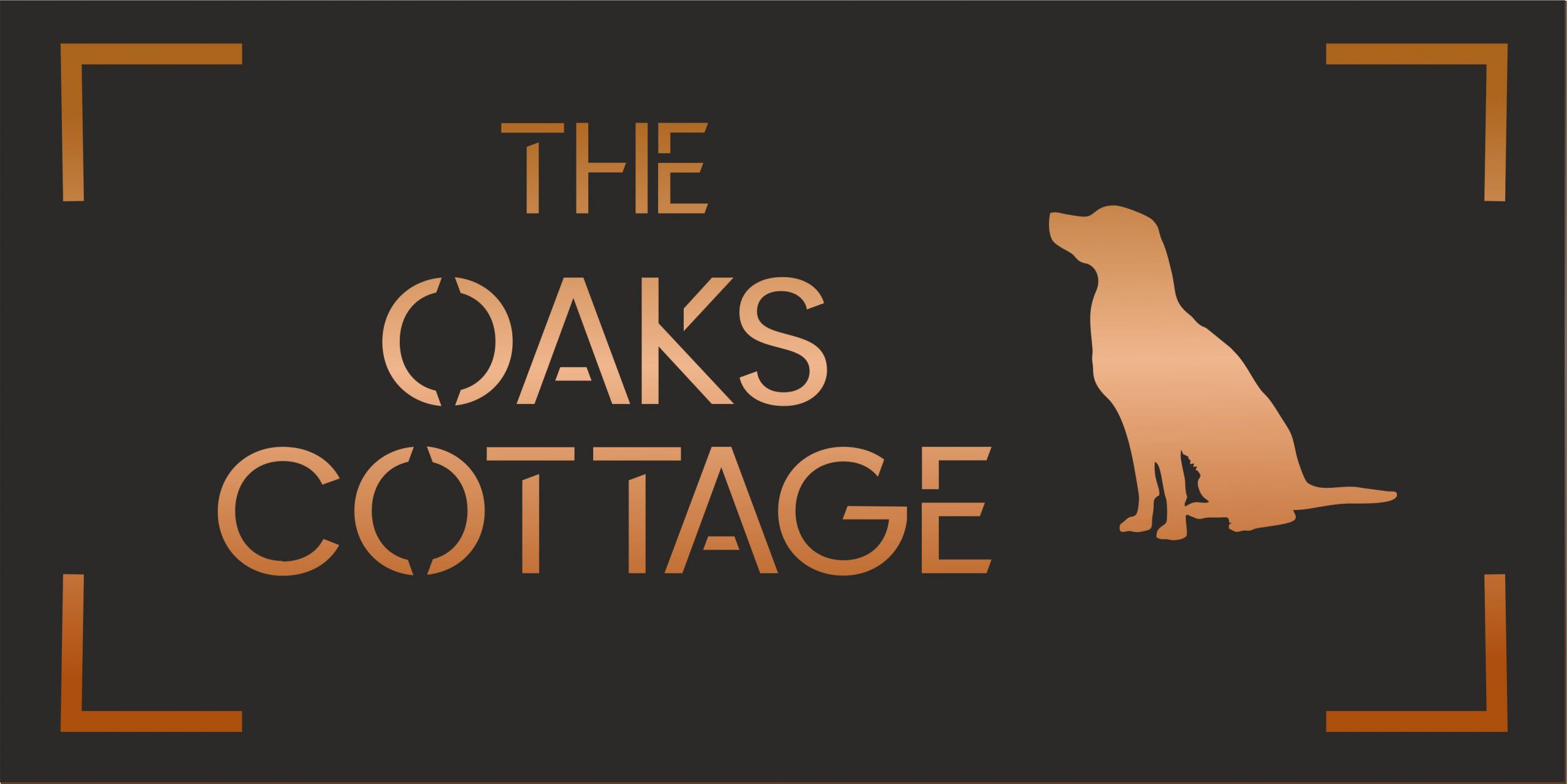 Dog House Sign Laser Cut Personalised, Custom House Names and Numbers 300x150mm, Modern Address Plaque