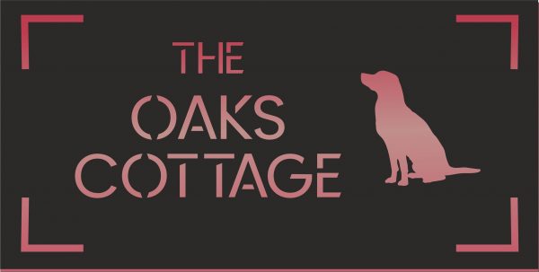 Dog House Sign Laser Cut Personalised, Custom House Names and Numbers 300x150mm, Modern Address Plaque - Image 3