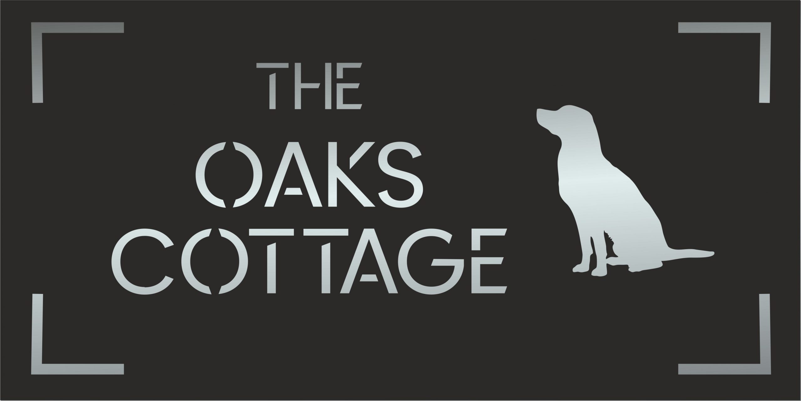 Dog House Sign Laser Cut Personalised, Custom House Names and Numbers 300x150mm, Modern Address Plaque - Image 4