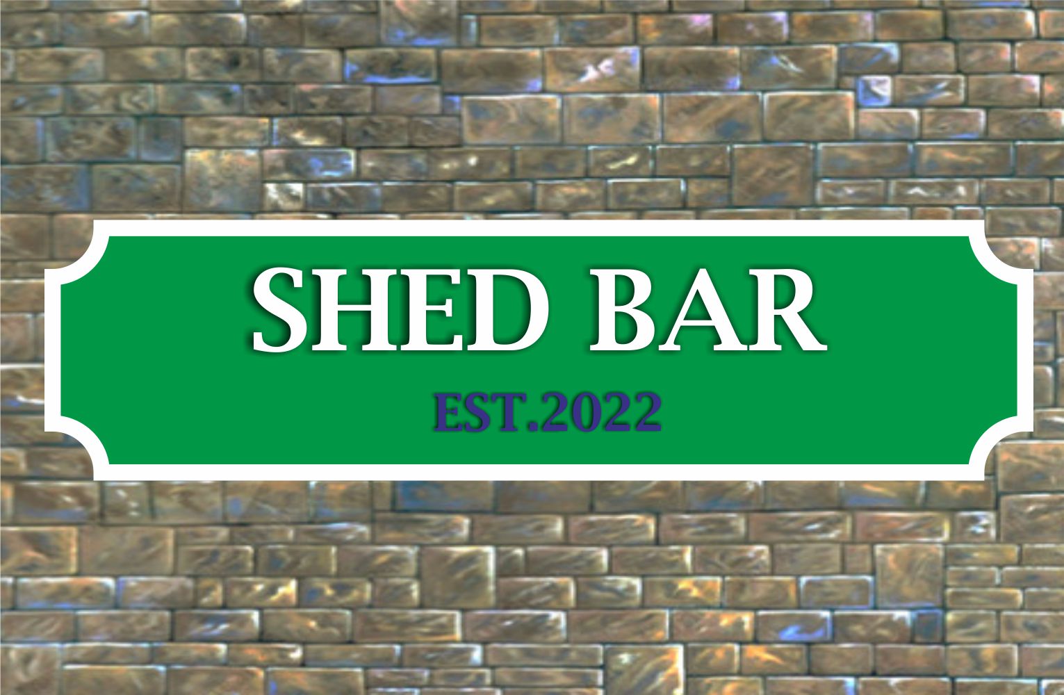 Bar Sign 3D Long, Man Shed Sign, Personalised Pub Shed Sign, Man Cave - Image 5