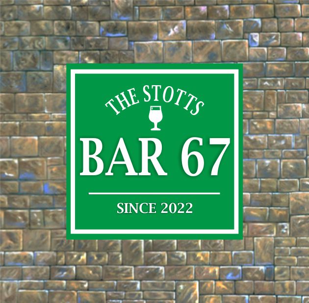 Bar Sign 3D Square, Man Shed Sign, Personalised Pub Shed Sign, Man Cave, Street Sign