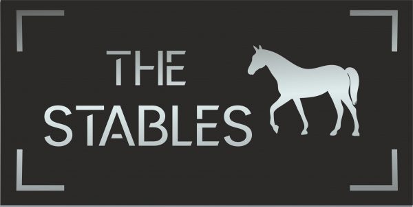Horse House Sign Laser Cut Personalised, Custom House Names and Numbers 300x150mm, Modern Address Plaque - Image 3