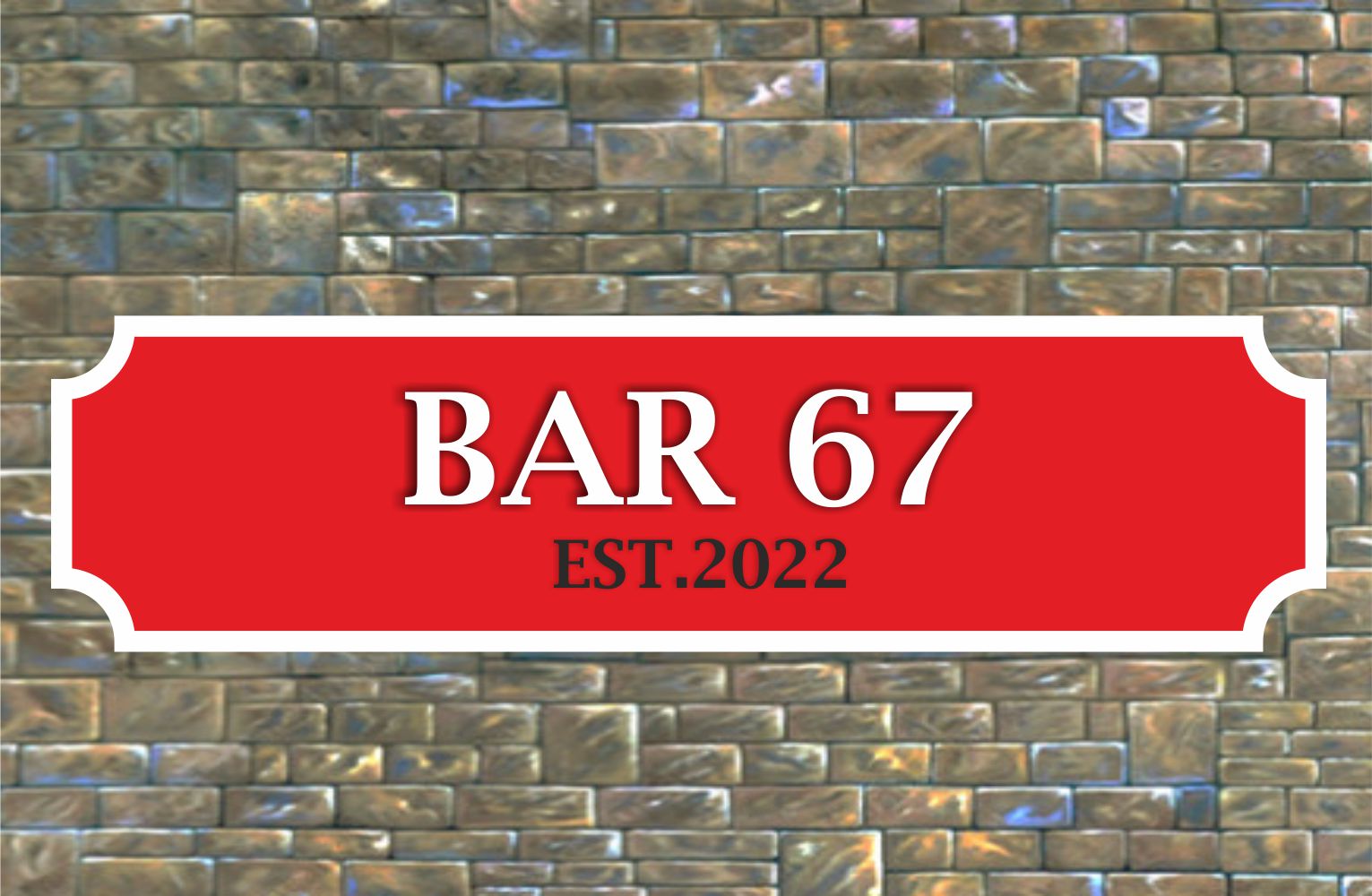 Bar Sign 3D Long, Man Shed Sign, Personalised Pub Shed Sign, Man Cave - Image 4